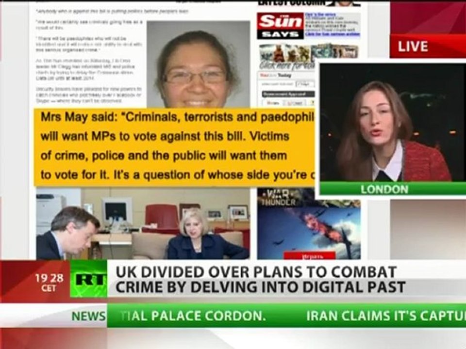 'Criminals, terrorists and pedophiles': Spy bill author slams Big Bro critics