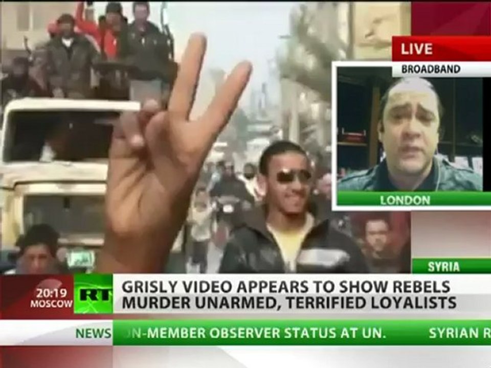 Grisly video allegedly shows rebels murder unarmed, terrified loyalists in Syria