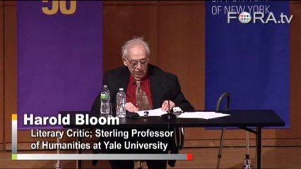 Harold Bloom: Shakespeare, Strangeness, and Meaning