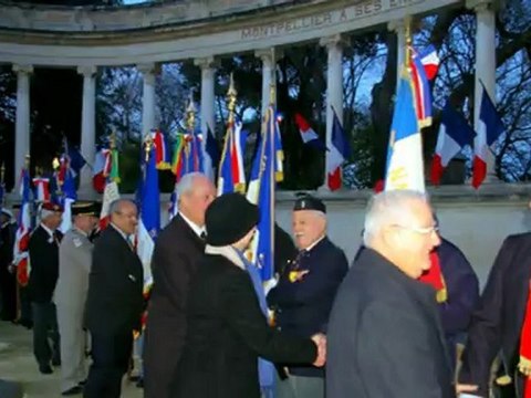 Journée nationale d'hommage aux morts pour la France à Montpellier