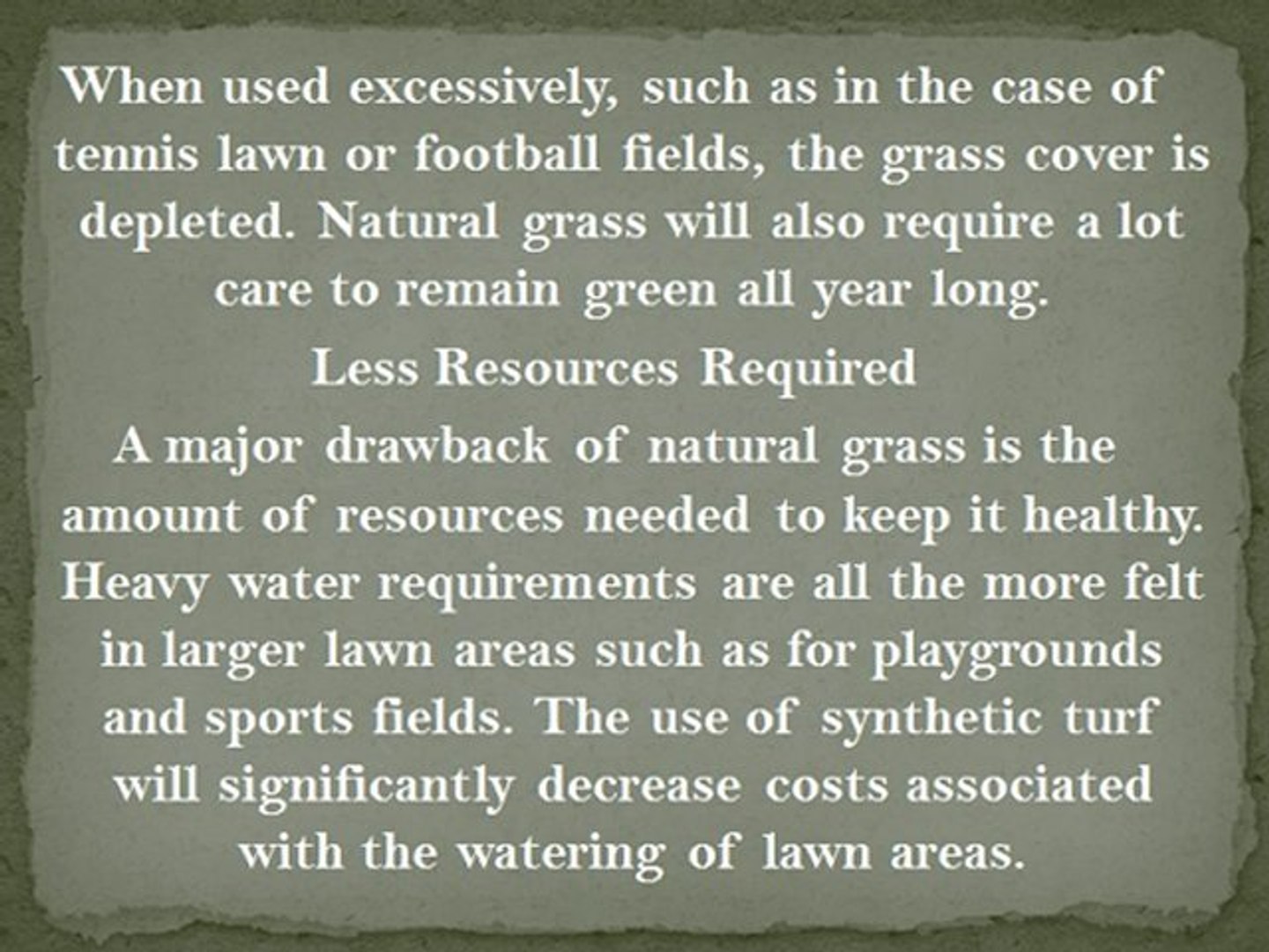 ⁣Why Use Synthetic Grass