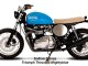 Custom Triumph Thruxton Mightyblue | Maria Motorcycles