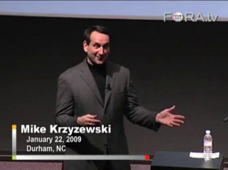 Coach Mike Krzyzewski on Playing Ball for Duke