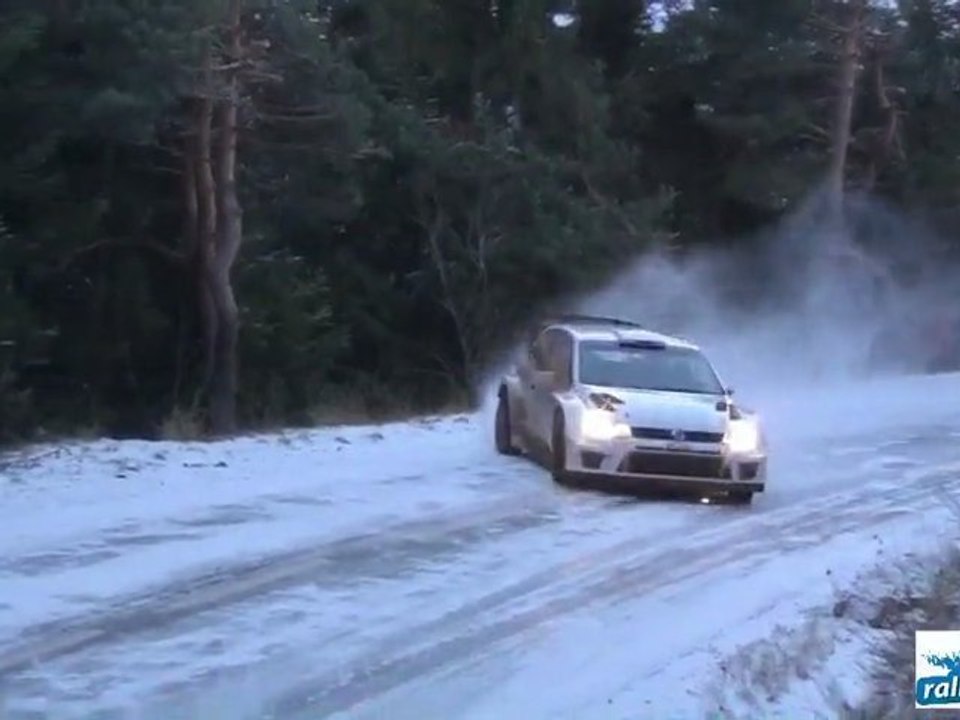 Essais Volkswagen Polo WRC Monte Carlo 2013