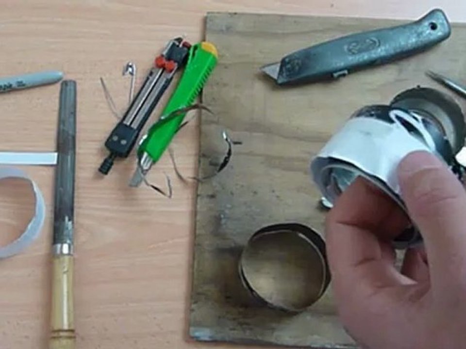 Fabriquer gratuitement un réchaud à alcool très léger