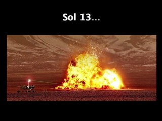 Mars et Curiosity par Sylvestre Maurice