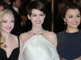 Anne Hathaway backs her new movie Les Miserables at London premiere