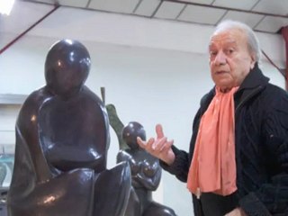 Quand l'artiste Toros ouvre son atelier à la presse