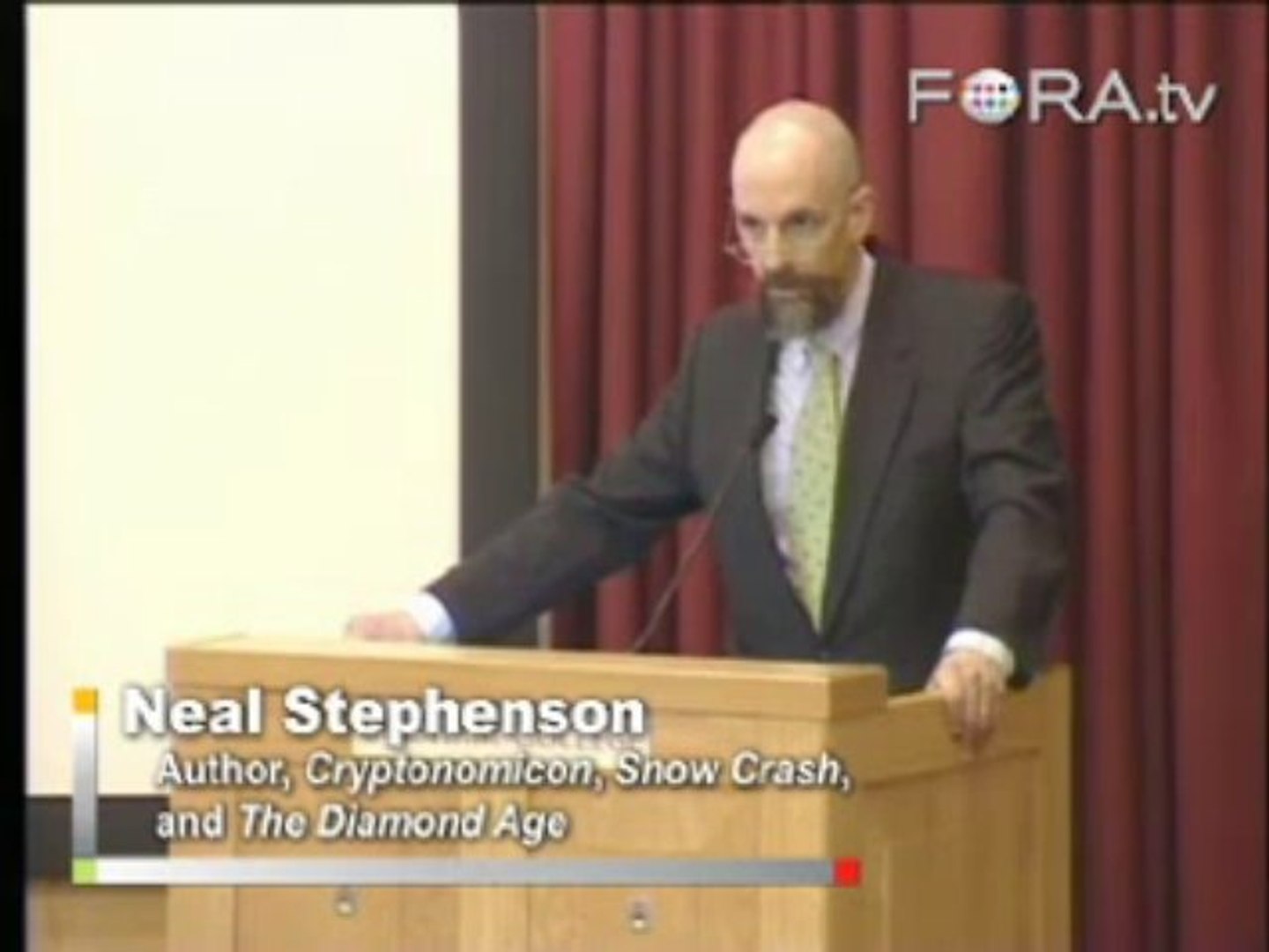 Neal Stephenson Argues Science Fiction Is Not A Genre Video Dailymotion