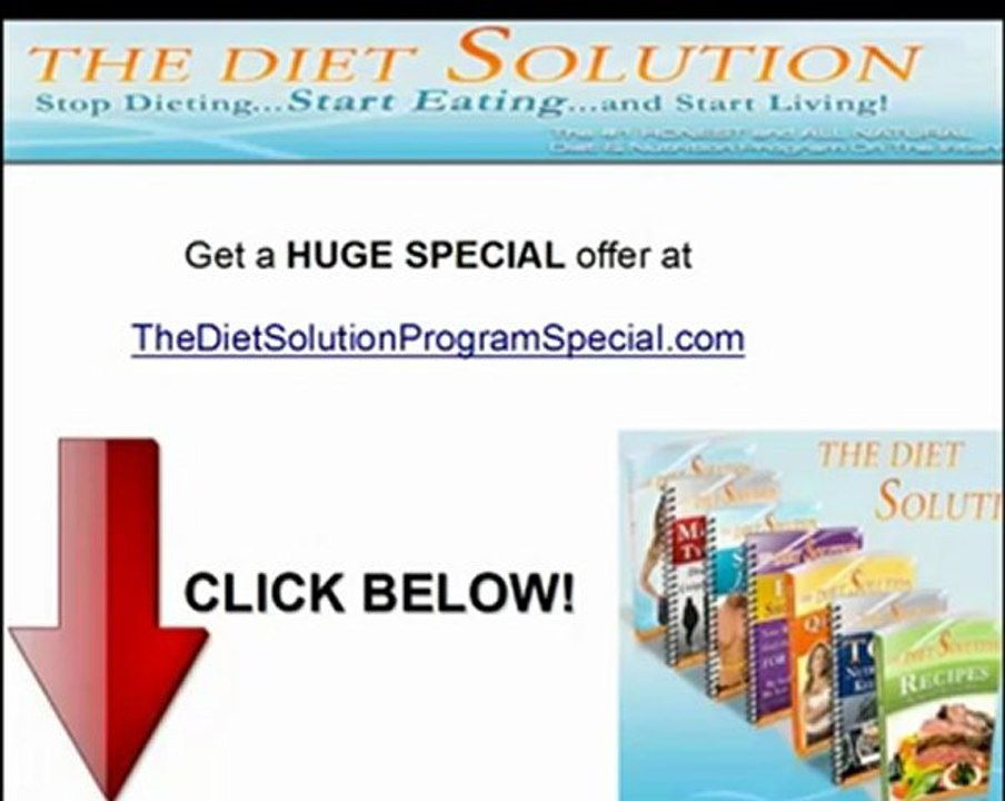 The Diet Solution Program -  Honest and Real Review!
