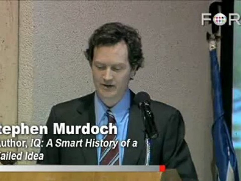 Stephen Murdoch on IQ Tests and Eugenics