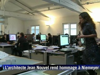 L'architecte Jean Nouvel rend hommage à Niemeyer