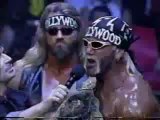 (04.24.1998) WCW Thunder Pt. 2 - Hollywood Hogan with Eric Bischoff & Disciple on the mic