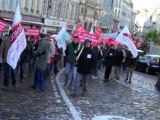 Les agriculteurs manifestent dans les rues de Laon