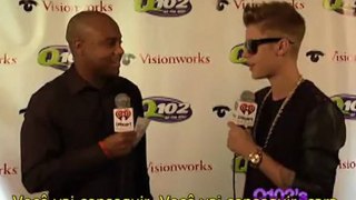 Q102 - Jingle Ball 2012: Justin Bieber nos bastidores [LEGENDADO]