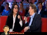 Nana Mouskouri et Serge Lama  Aux marches du palais