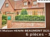 A vendre - maison - HENIN-BEAUMONT (62110) - 6 pièces - 168