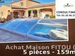 A vendre - maison - FITOU (11510) - 5 pièces - 159m²