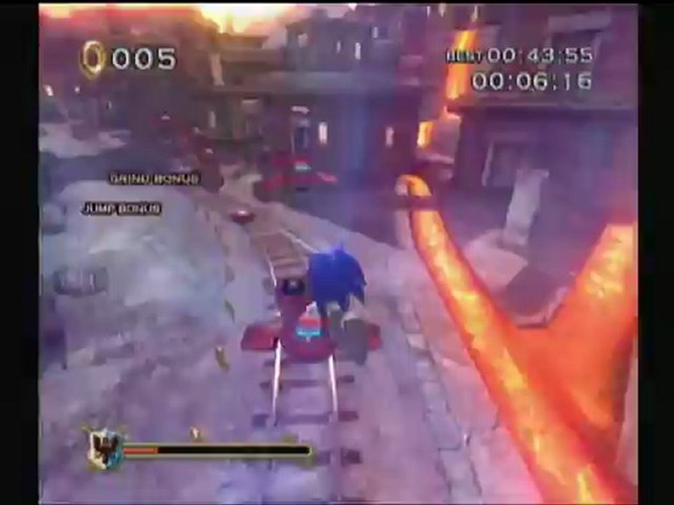 Sonic and the Black Knight (Wii) Legacy Stage - Molten Mine *HQ*