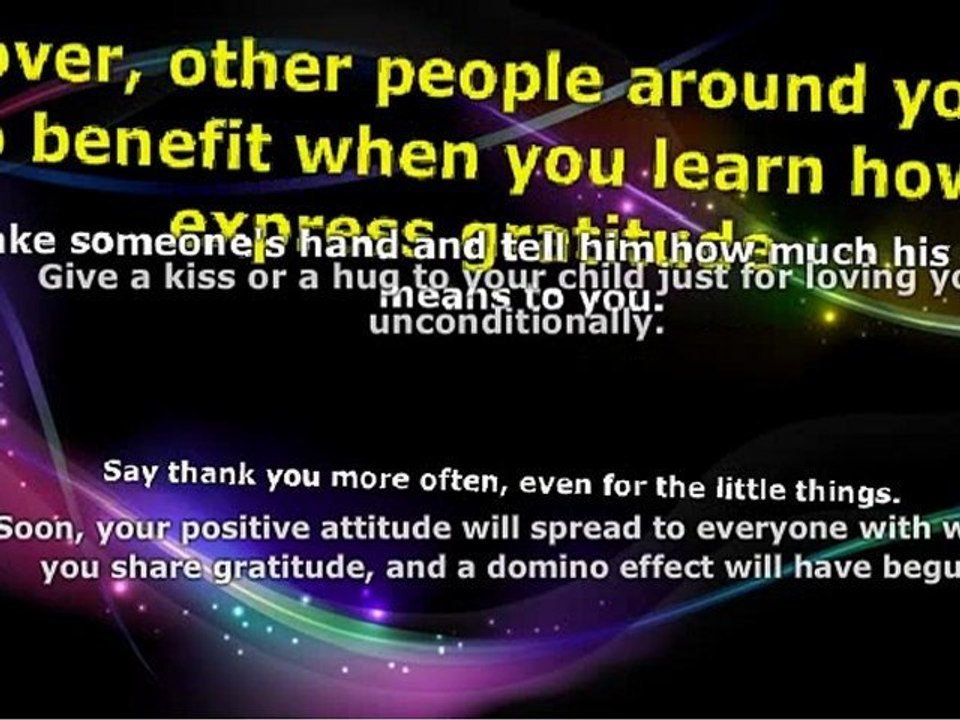 Expressing Gratitude Is Always a Good Thing
