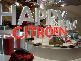 La vitrine animée de Citroen sur les Champs