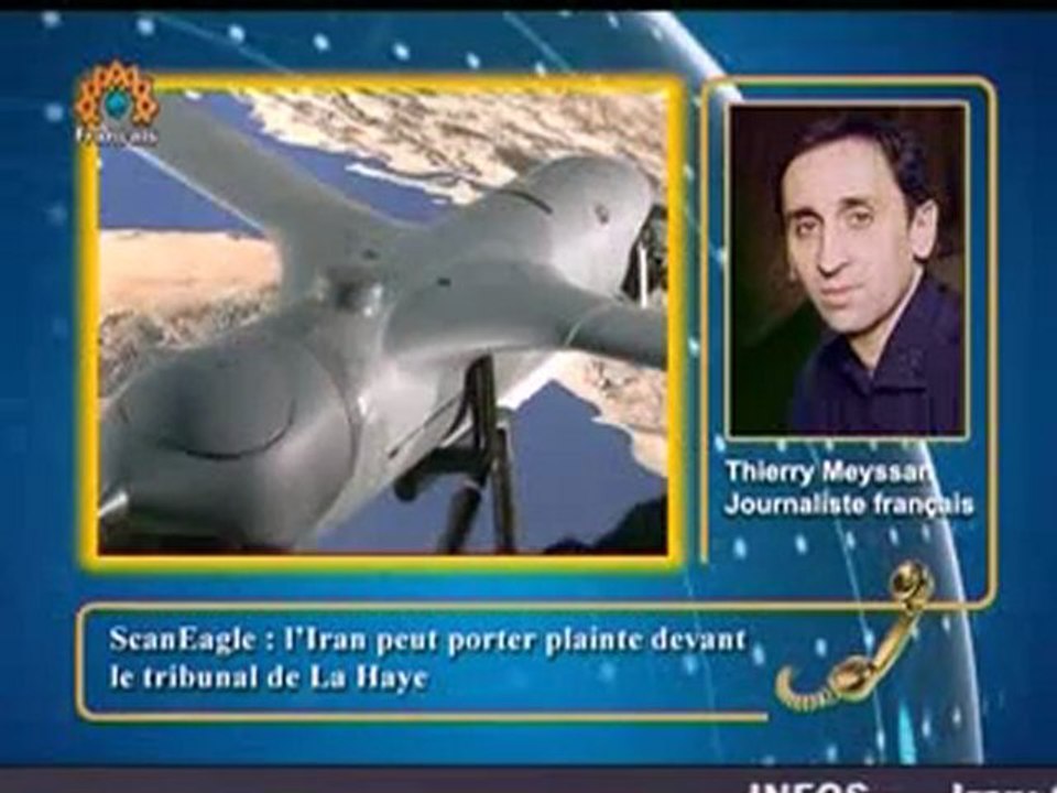 Sahar report 6.12.2012 Thierry Meyssan, drone dans le ciel iranien