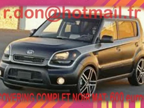 Kia Soul, Kia Soul, Kia Soul essai video, Kia Soul covering, Kia Soul peinture noir mat