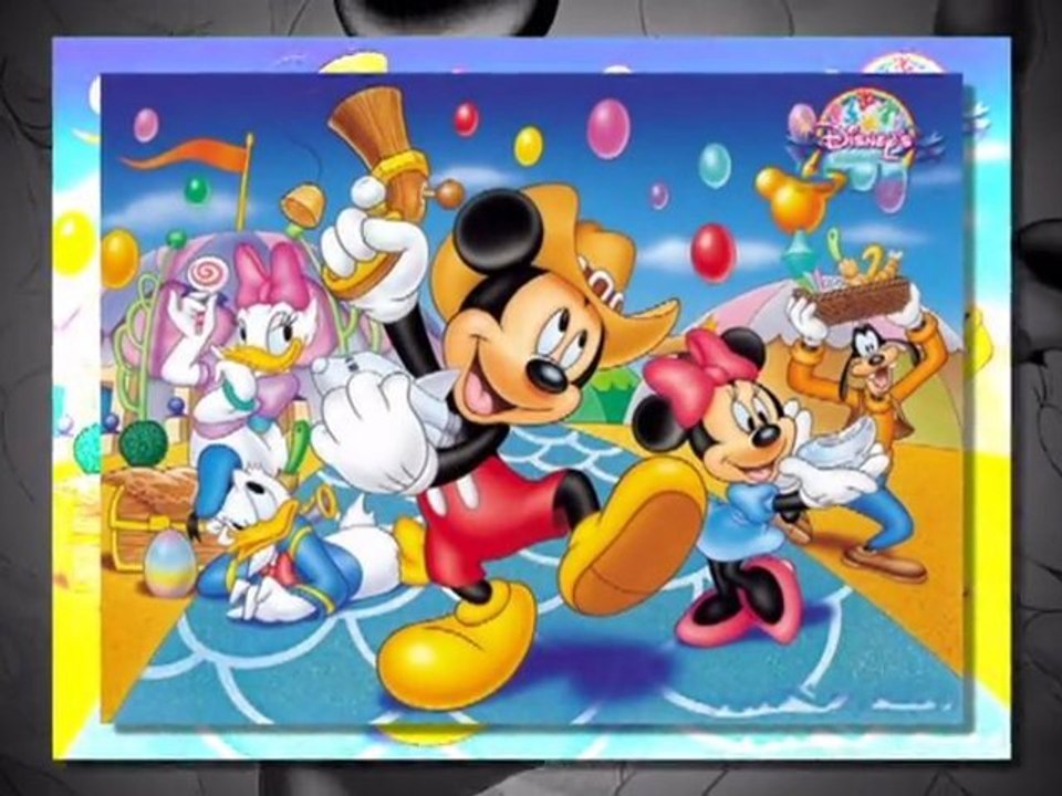 Mikey Mouse, Minnie, Goofy, Donald, Daisy, Pluto (cantece copiii)