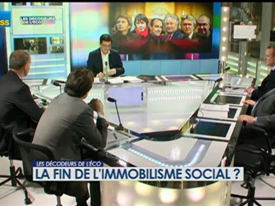 06/12 BFM : Les décodeurs de l'éco - La fin de l’immobilisme social ? 1/5