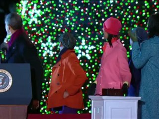 First Family lights national Christmas tree