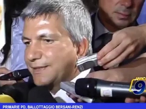Primarie PD, ballottaggio Bersani-Renzi