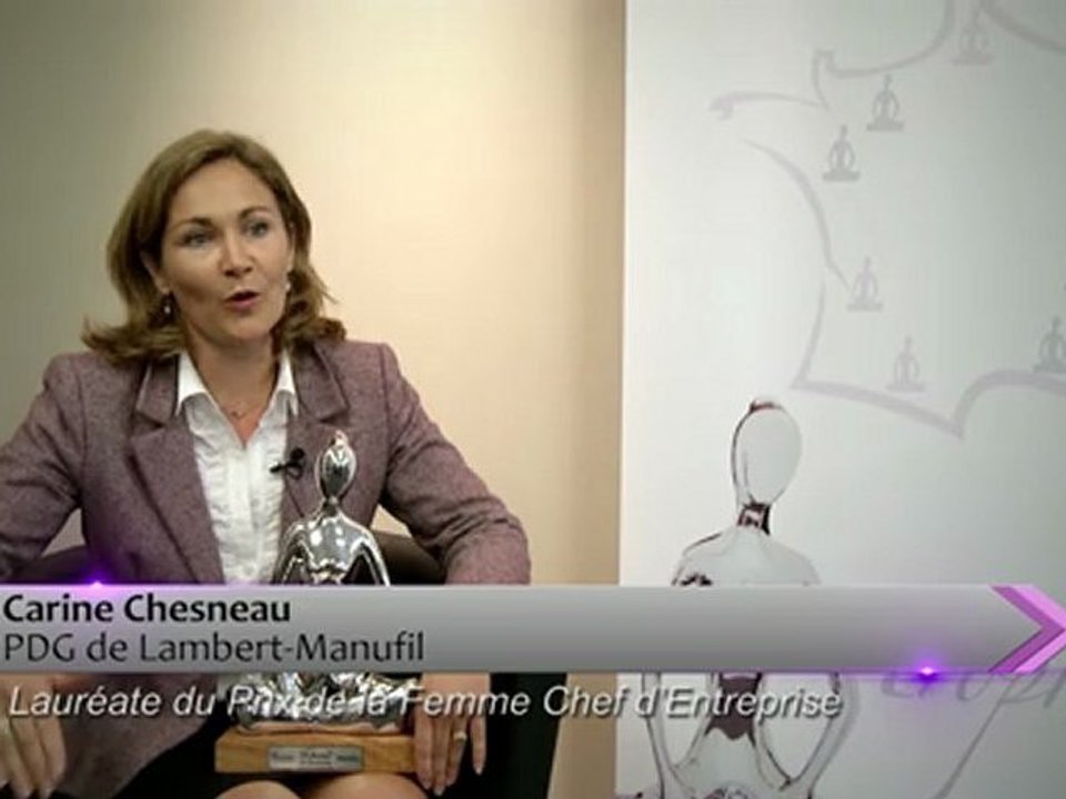 Carine CHESNEAU - Prix de la Femme Chef d’Entreprise Nantes 2012