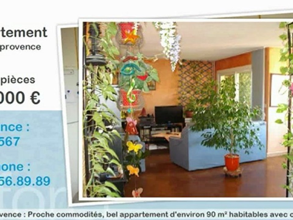 Vente appartement 5 pièces Salon de provence