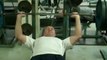Dave benching 100kgs in the 'Hold-Chin-Press' Challenge on Konkura.com