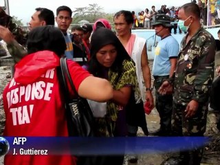 Philippines: les sinistrés s'entassent dans les refuges