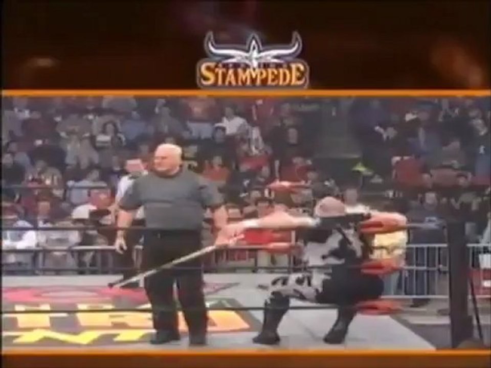 WCW Spring Stampede 1999 Hak(Sandman) vs Bam Bam Bigelow - Hardcore Match