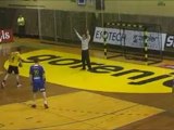 Penalty Fahrudin Melic / Velenje / Handball Slovénie