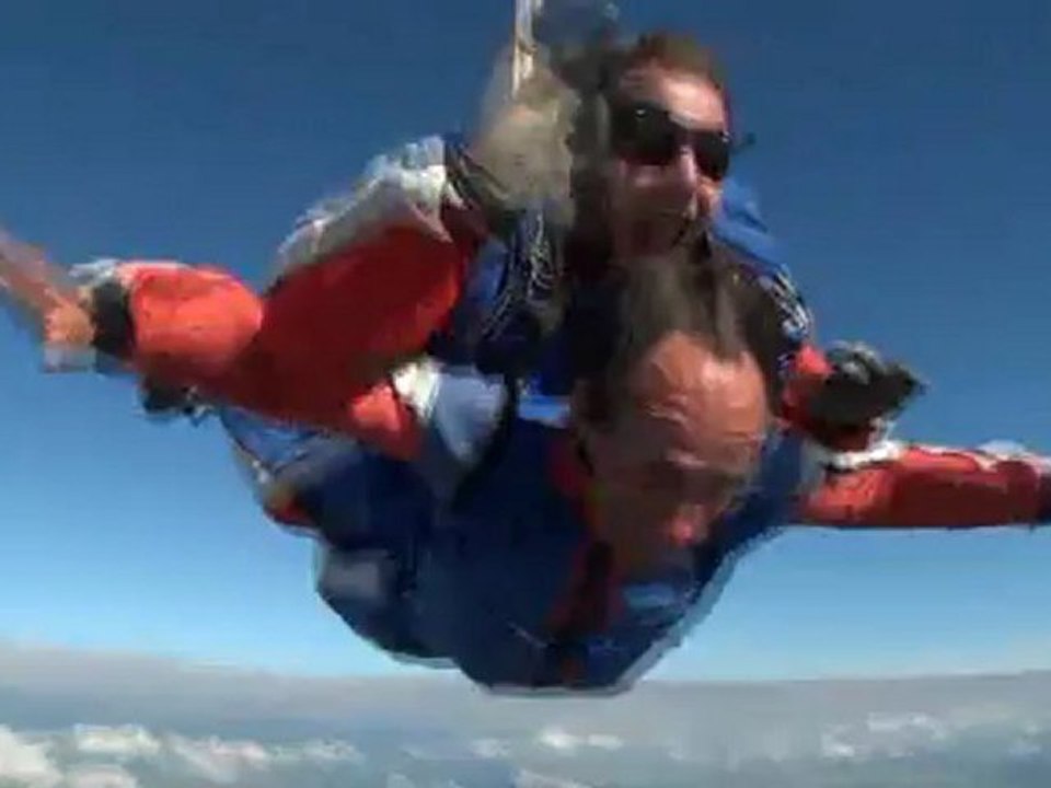 Le saut en parachute de Gérard