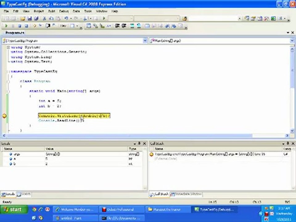 Type Casting 3 of 30