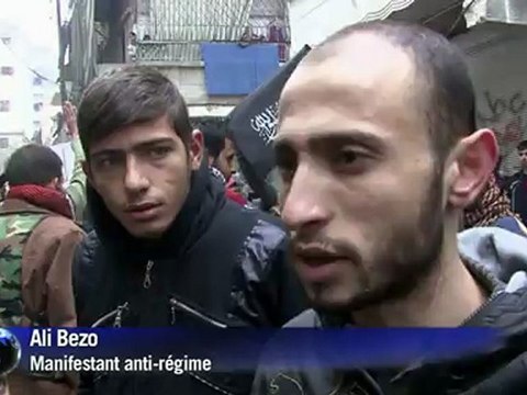 Syrie: manifestation anti-régime à Alep