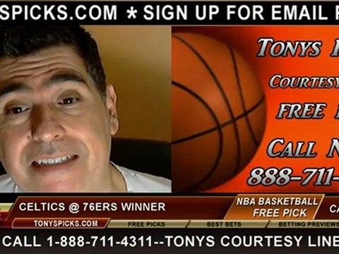 Philadelphia 76ers versus Boston Celtics Pick Prediction NBA Pro Basketball Betting Odds Preview 12-7-2012