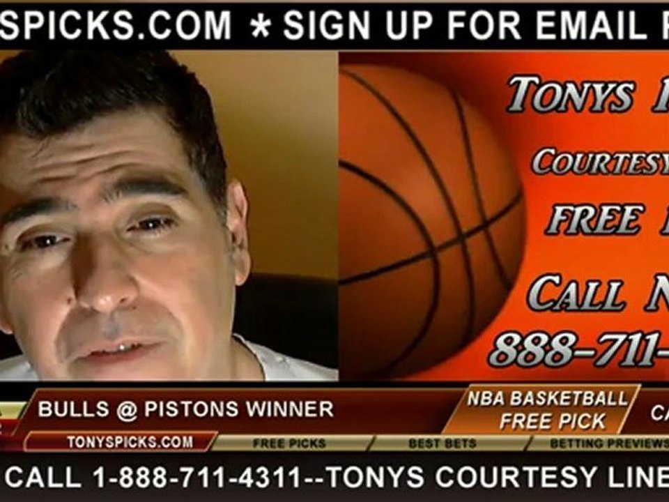 Detroit Pistons versus Chicago Bulls Pick Prediction NBA Pro Basketball Odds Preview 12-7-2012