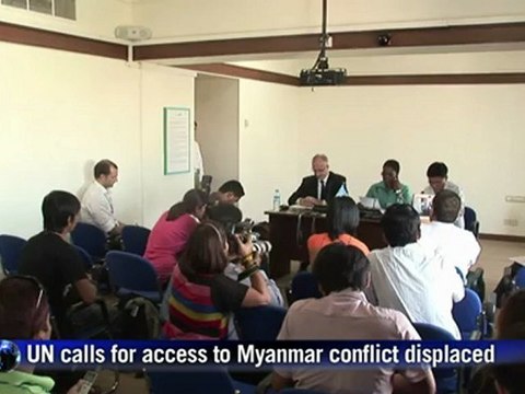 UN calls for access to Myanmar conflict displaced