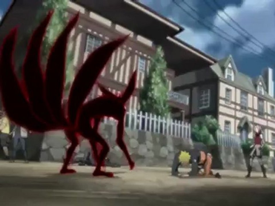 Naruto Shipuuden-Naruto VS 4 Tail Jinjuriki-All Ninja Owned By Jinjuriki!