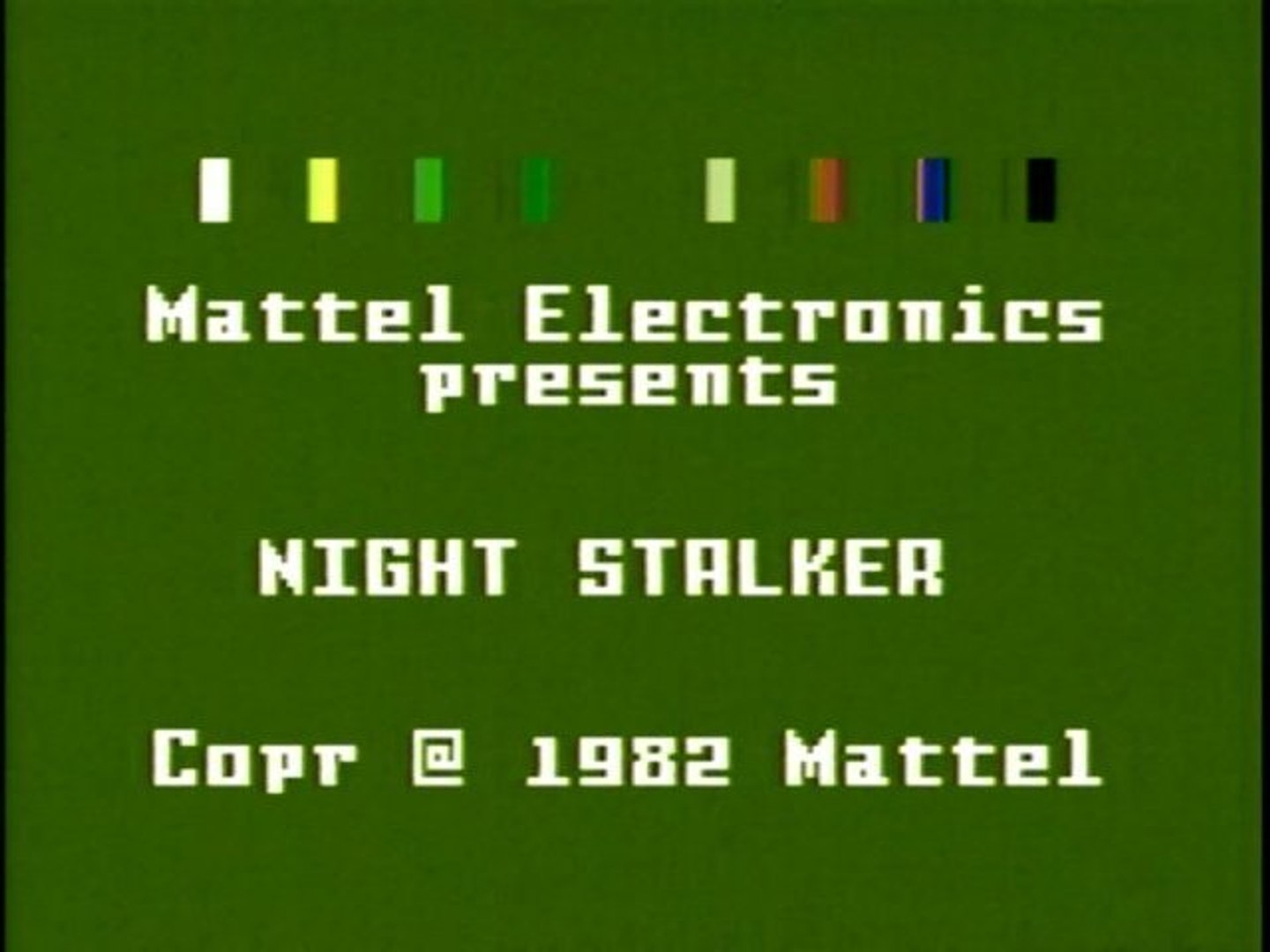 ⁣Classic Game Room - NIGHT STALKER review for IntelliVision
