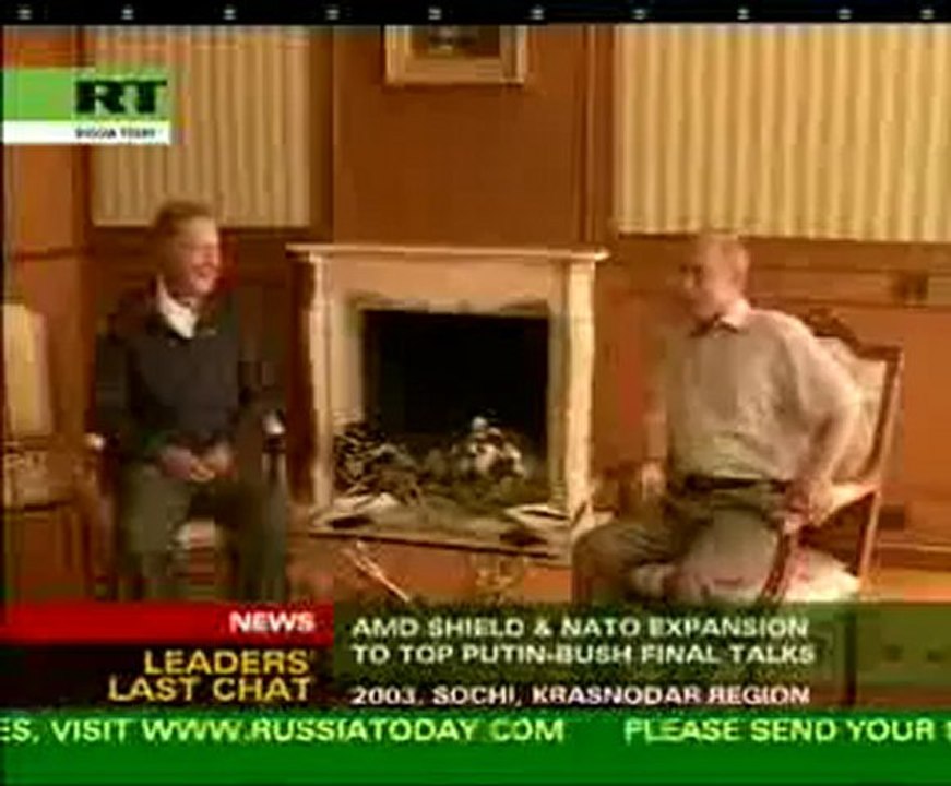 Bush arrives in Sochi for farewell talks with Putin