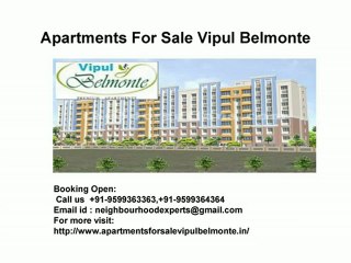 Apartments For Sale Vipul Belmonte  @ Call 9599363363