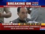Subramanian Swamy Exposes ' Sonia Gandhi , Priyanka Gandhi and Rahul Gandhi ' for1600 Crore Corruption' - Times Now