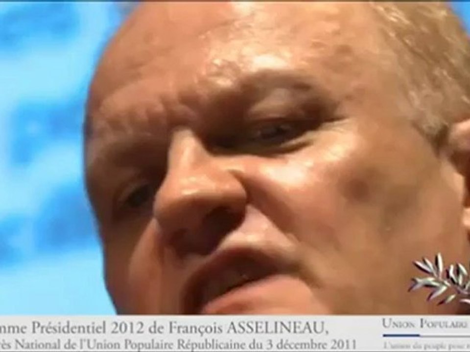 programme d'Asselineau 9-10 Présidentielle 2012