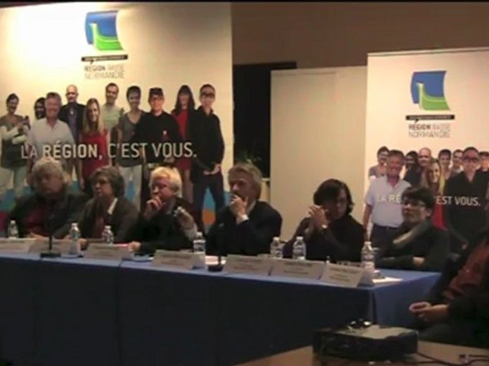 compte-rendu de mandat du conseil régional de Basse-Normandie - Avranches - mercredi 28 novembre 2012 - question reponse